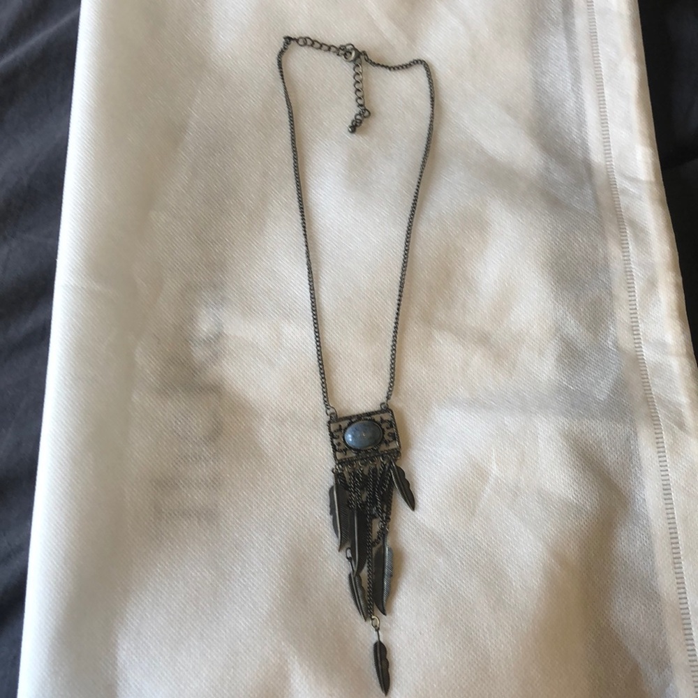 Fossil Indian inspired necklace